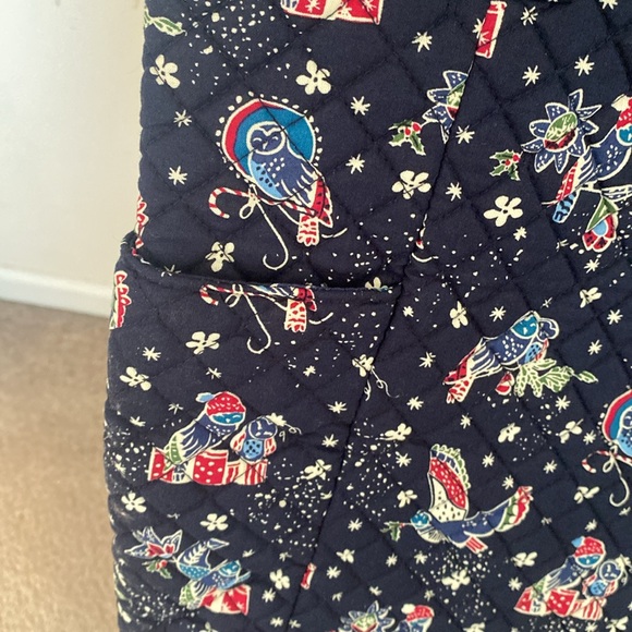 Vera Bradley holiday winter large owl tote bag - Picture 7 of 7